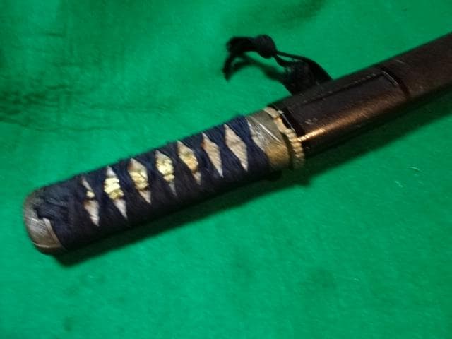 短刀の拵え中身なし　松代拵え一作拵えです。