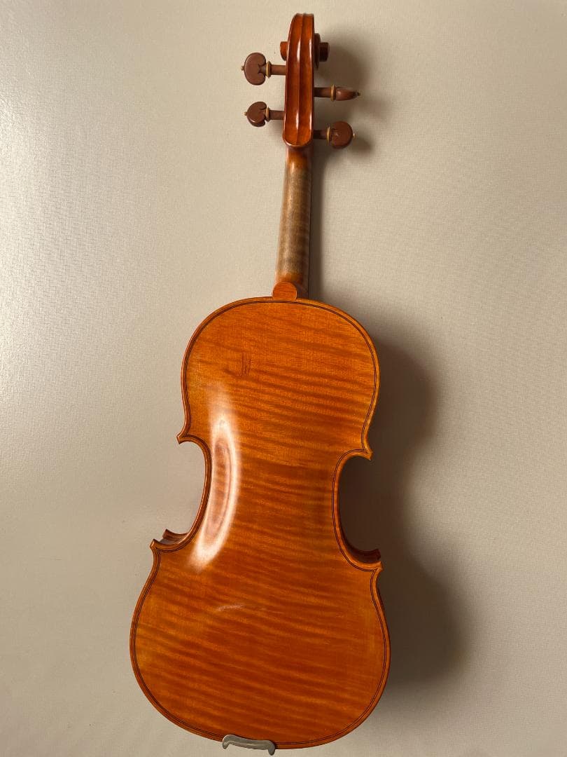 西ドイツ製 バイオリン 美しいワンピースバック ４／４サイズ 駒調整済み