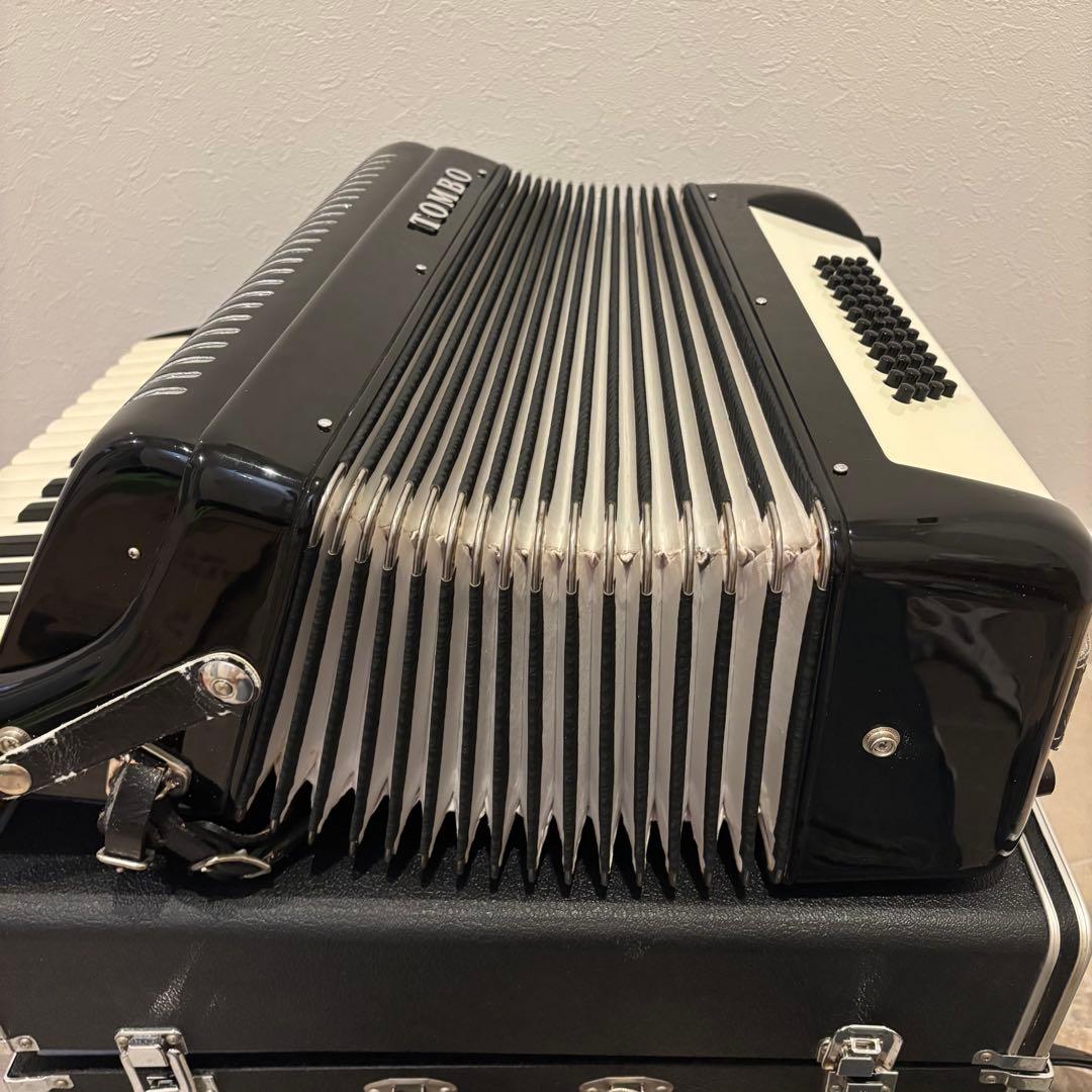 【美品】TOMBO トンボアコーディオン T-48 ケース付き T48