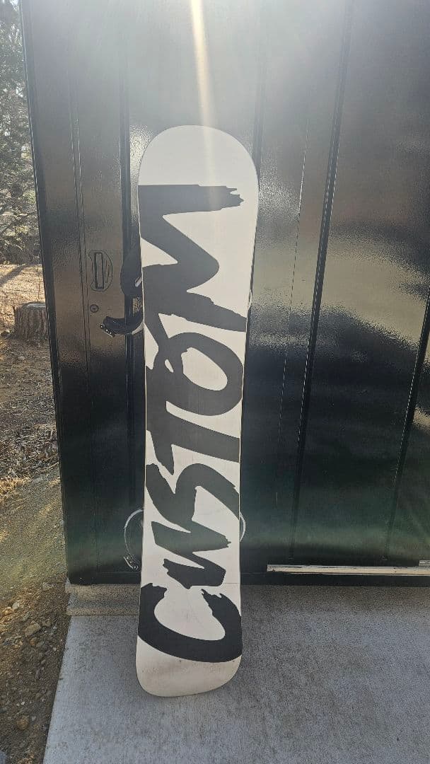 脱初中級者　バートン　CUSTOM スノーボード ビンディング付き