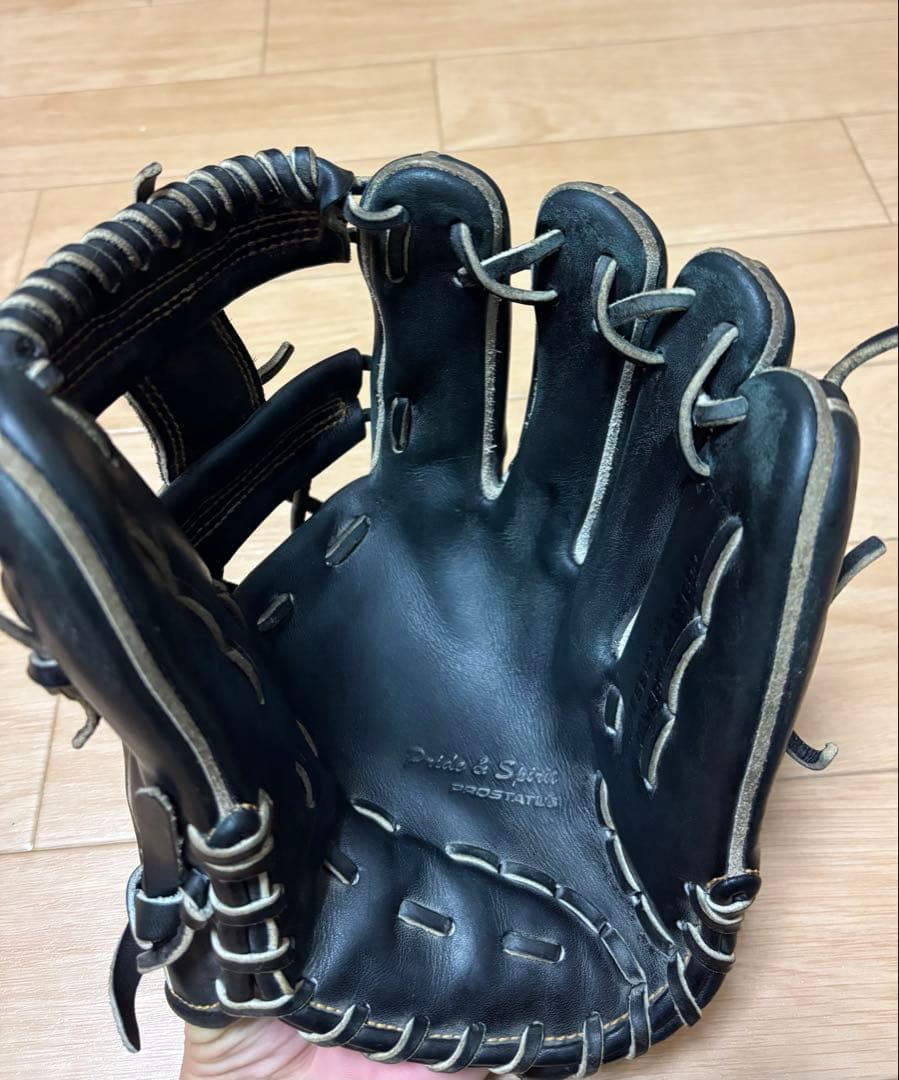 ZETT 硬式グローブ 黒