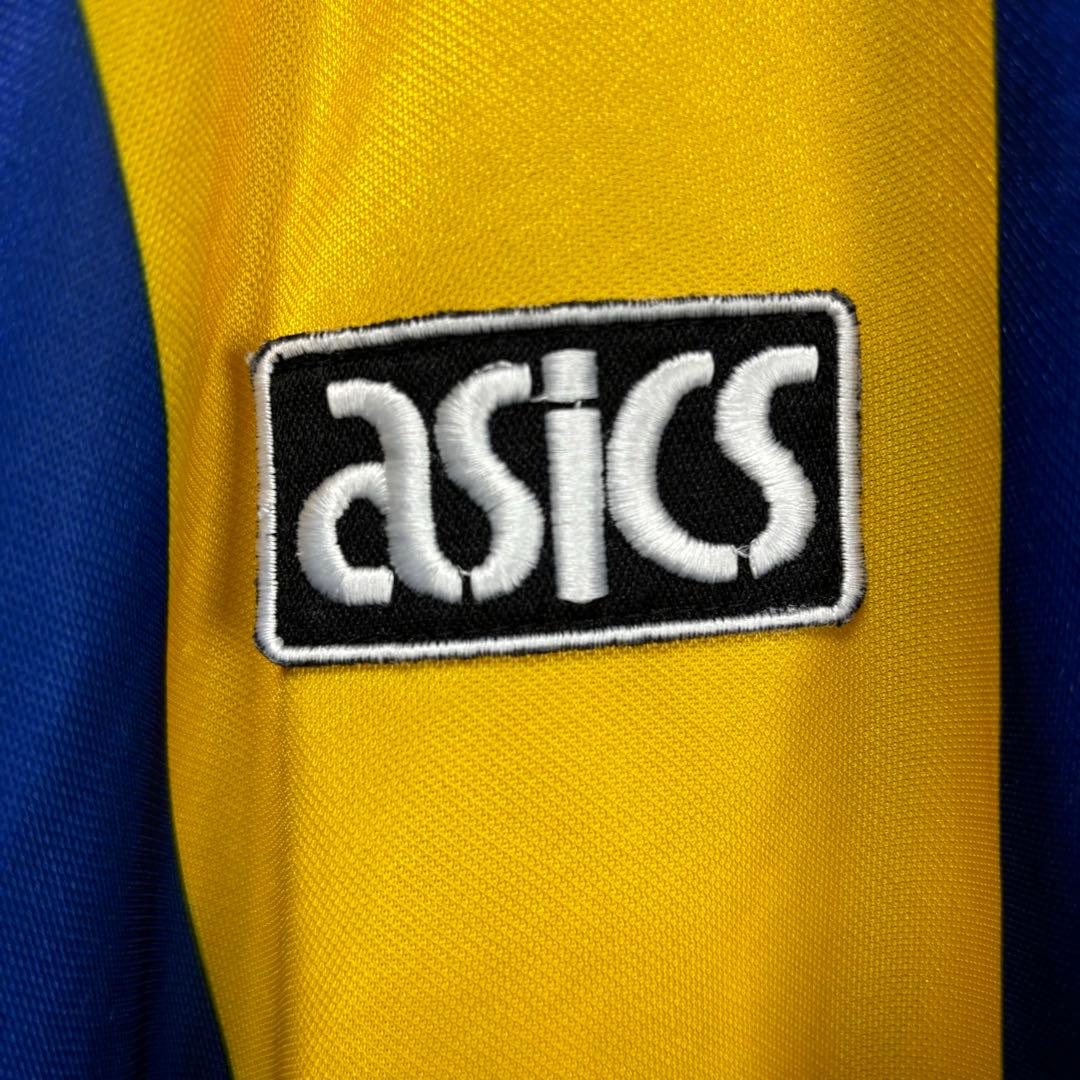 asics アシックス リーズユナイテッド ユニフォーム ゲームシャツ黄色 青