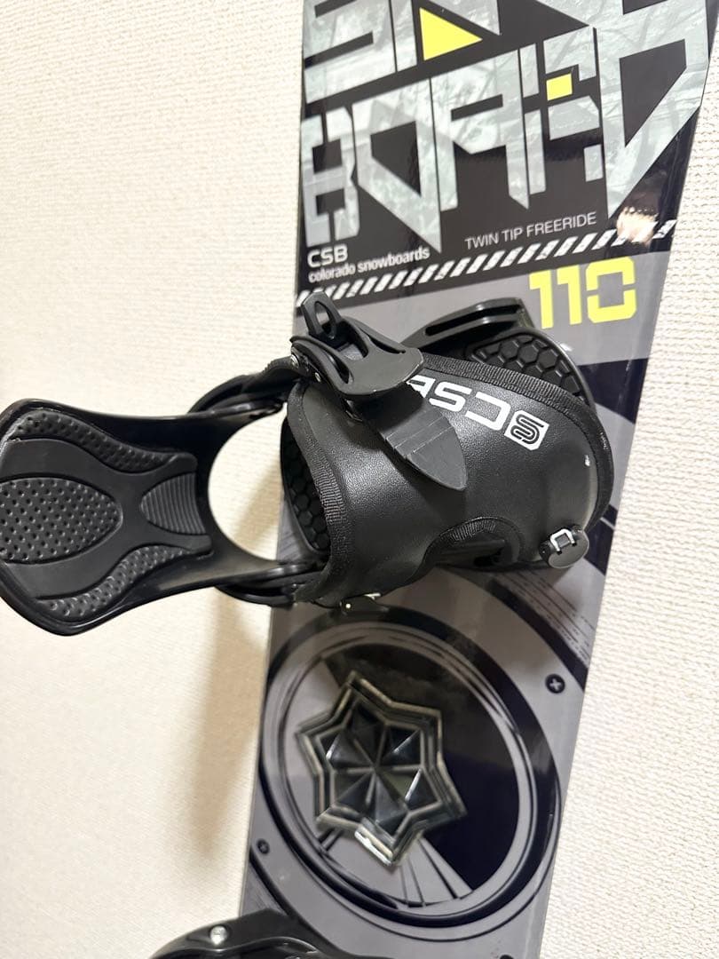 CSB スノーボード 110cm ビンディング付き セット ジュニア 初心者向け