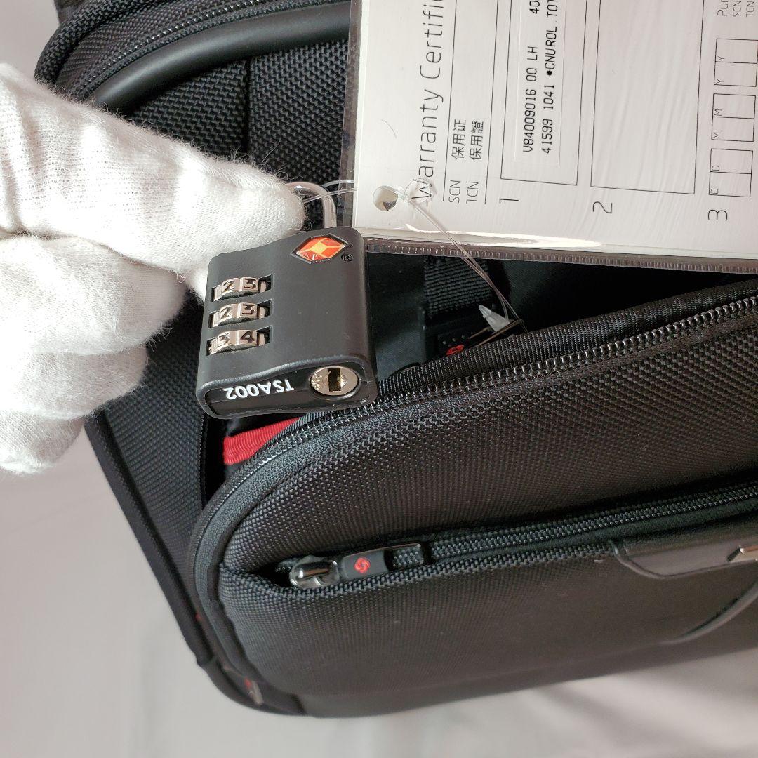 Samsonite キャリーカート 黒 TSAキー付き