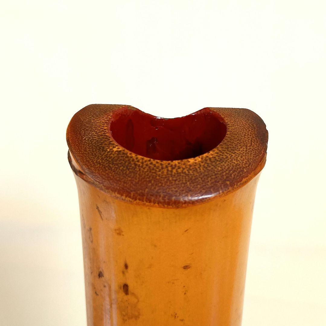 四郎管を思わせる老竹の曲管！爆鳴りの竹が鳴くような独特の音色の尺八！二尺管！