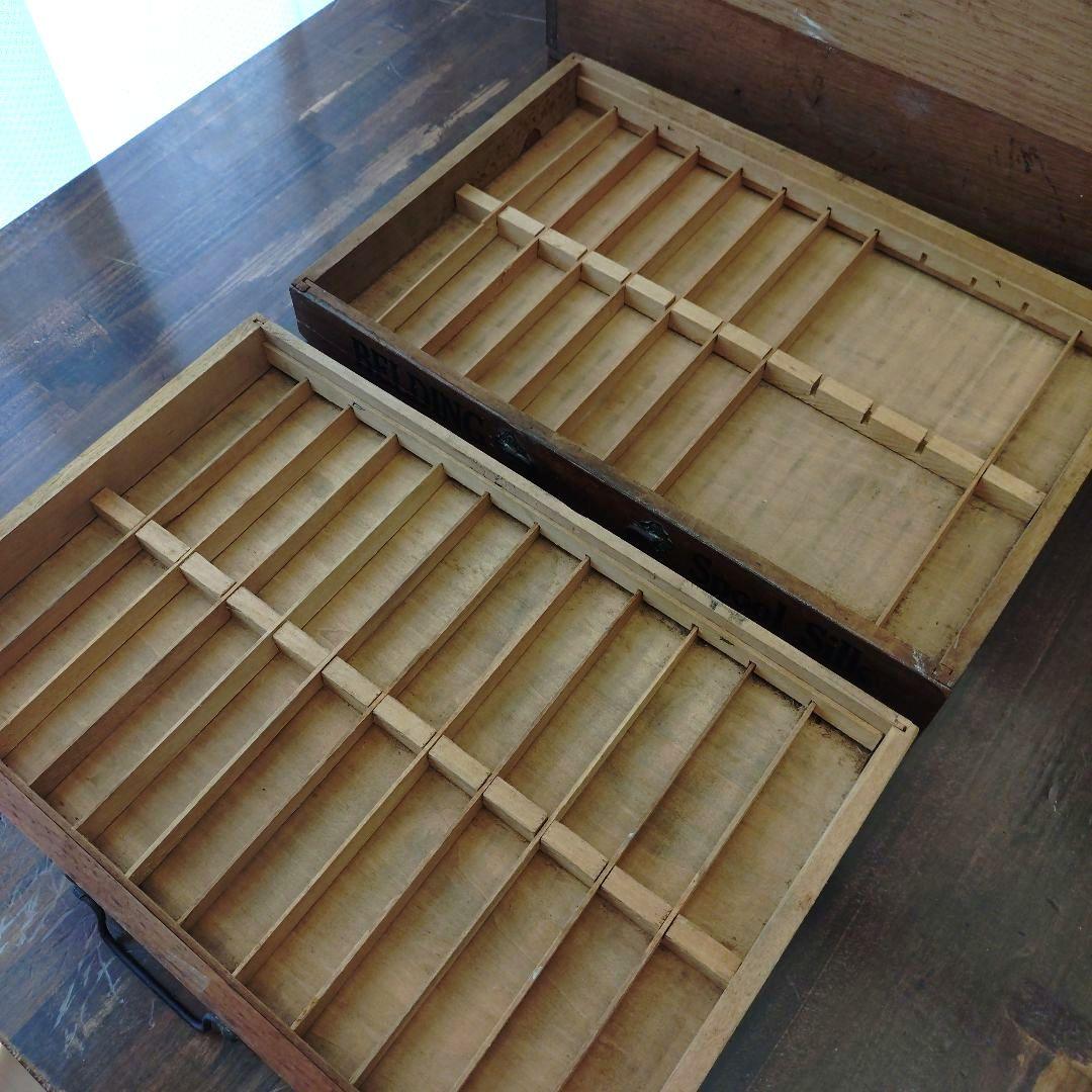 アンティーク スプールキャビネット 糸ケース ソーイング 什器 引き出し