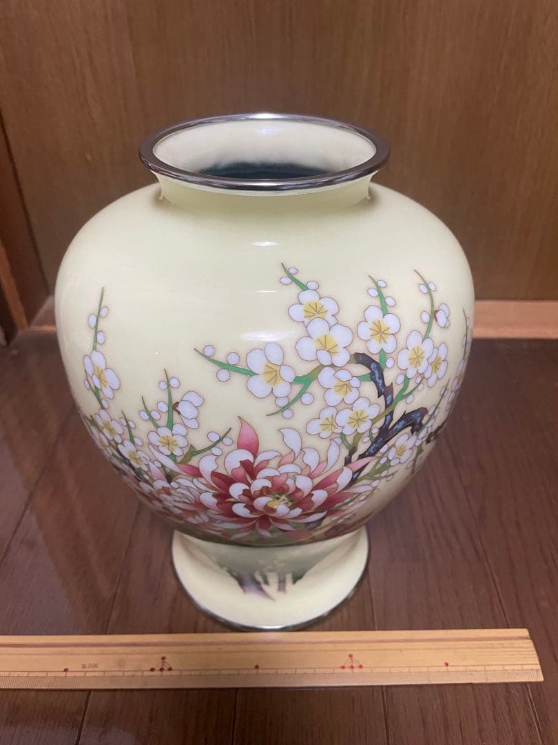 七宝焼　花瓶　美品