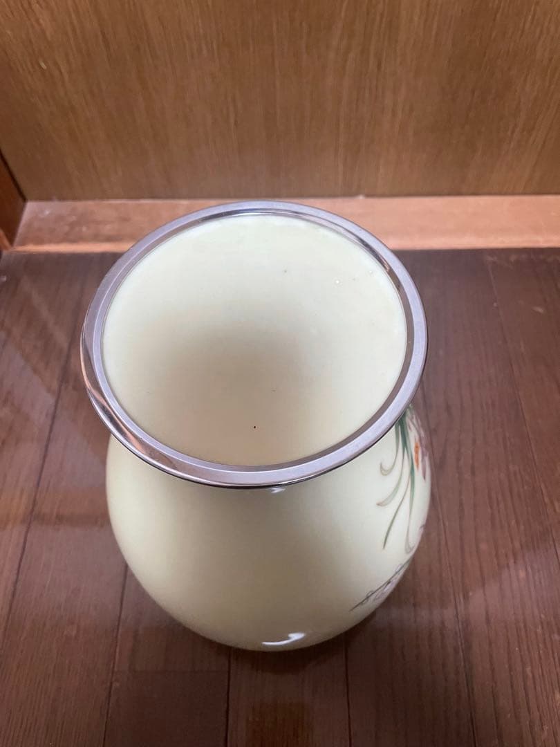 七宝焼　花瓶　美品