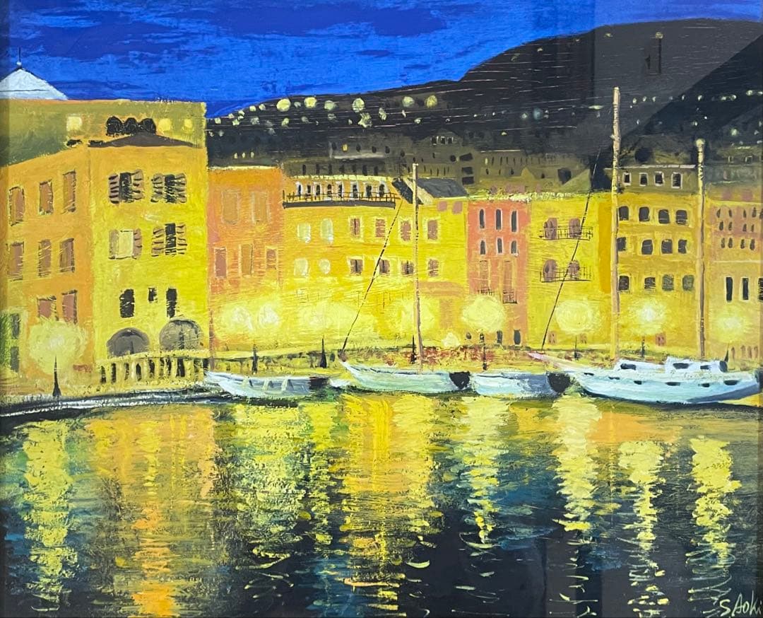 青木誠一　油彩　8号　2003年