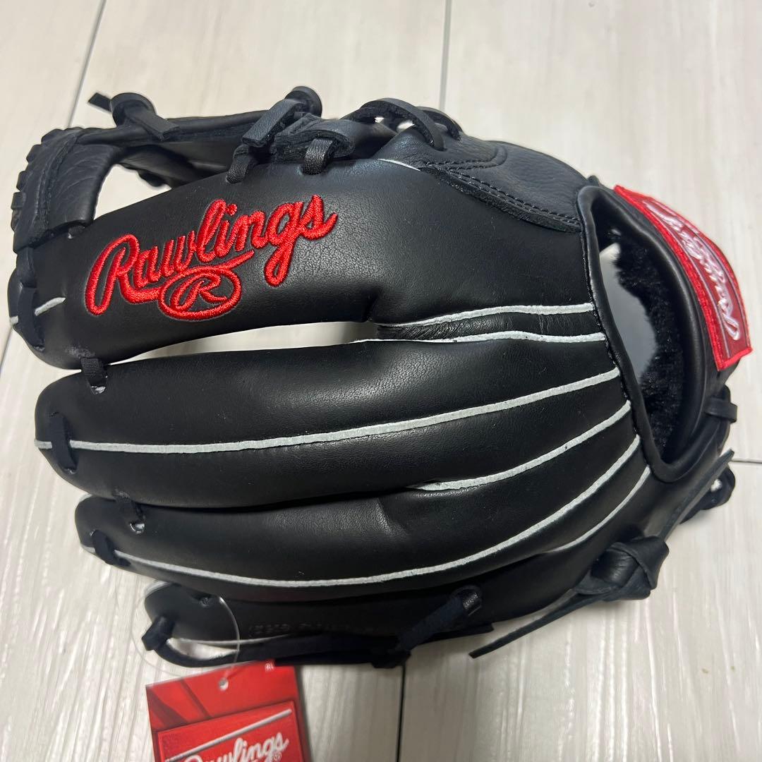 【タグ付き未使用品】一般軟式・グローブ ローリングス 内野用・大人用 ブラック