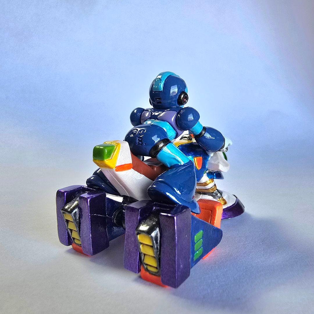 ライドチェイサー チェバル ロックマンX 消しゴム フィギュア 個人塗装品