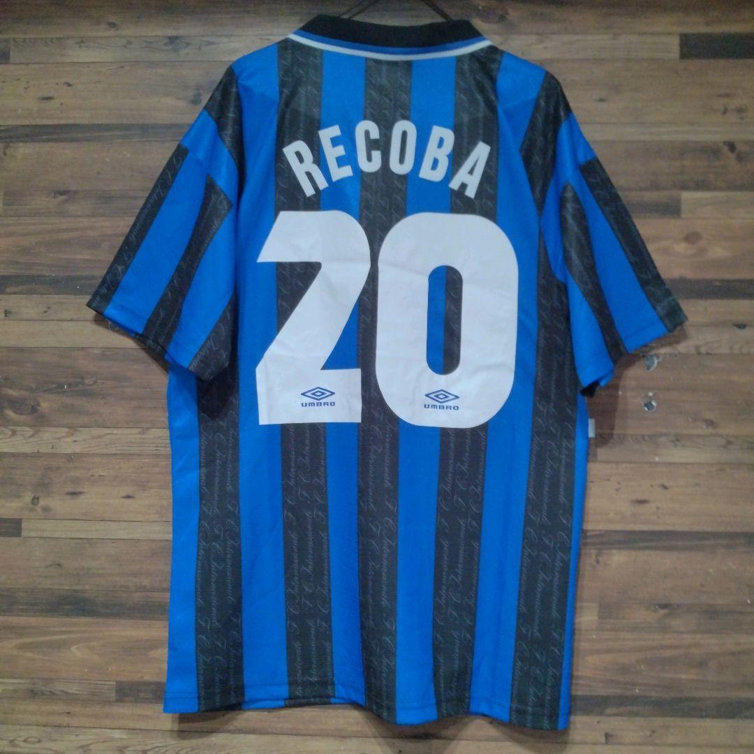 NIKE　 Intel　95/96s インテルミラノ レコバ　ユニフォーム 復刻