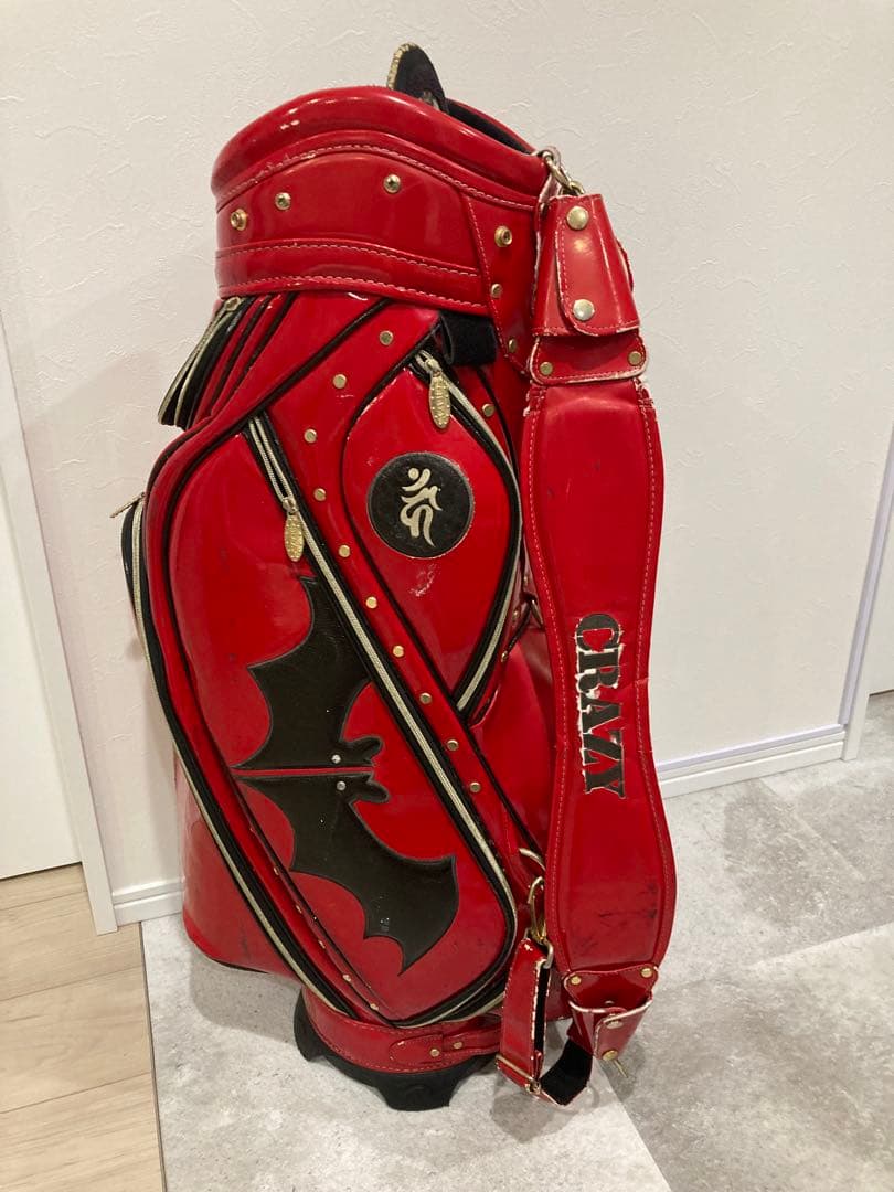 CRAZY SPORTS ゴルフバッグ レッド