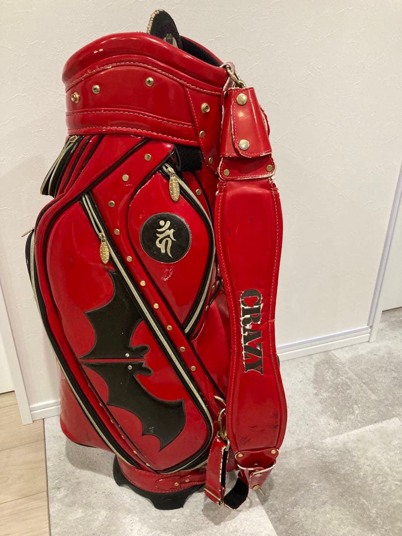 CRAZY SPORTS ゴルフバッグ レッド