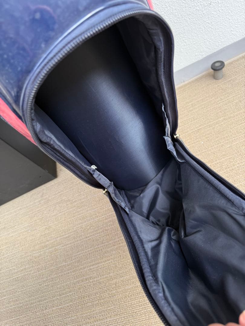 PEARLY GATES ゴルフバッグ ピンク/ネイビー　キャディバッグ