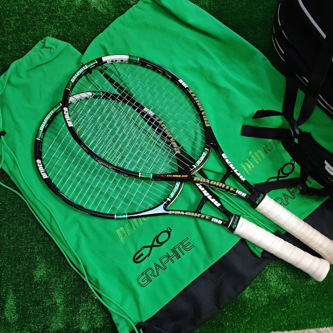 Prince EXO3 Graphite 100T とラケットバッグ セット