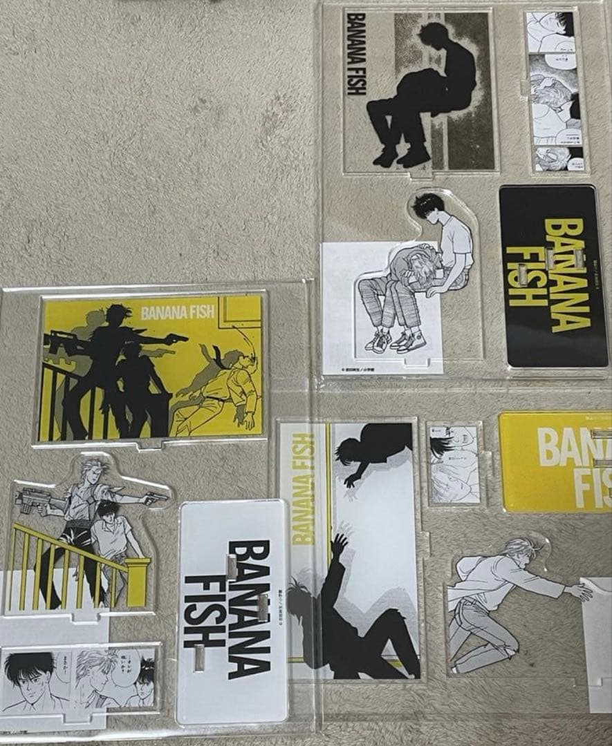 京まふ バナナフィッシュ 原画アクリルスタンド アクスタ 3点 コンプセット