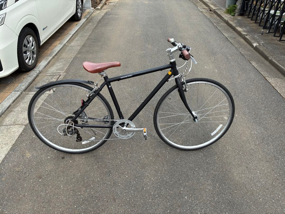 練馬区　あさひ　クロスバイク　ウィークエンドバイクス　7段変速　ブラック