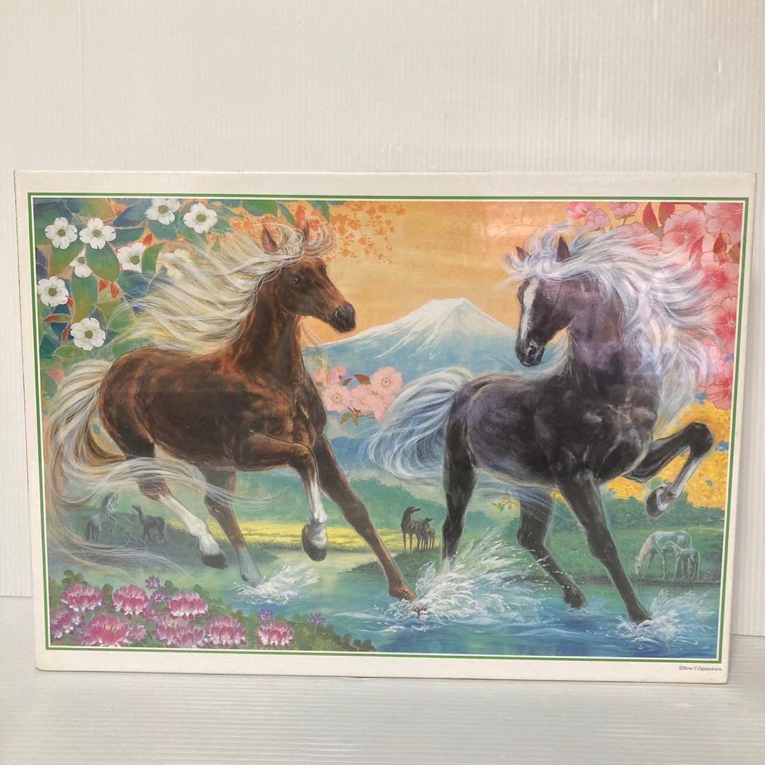 アップルワン ジグソーパズル 1000ピース 小笠原ゑつこ 日本画 富士駿馬