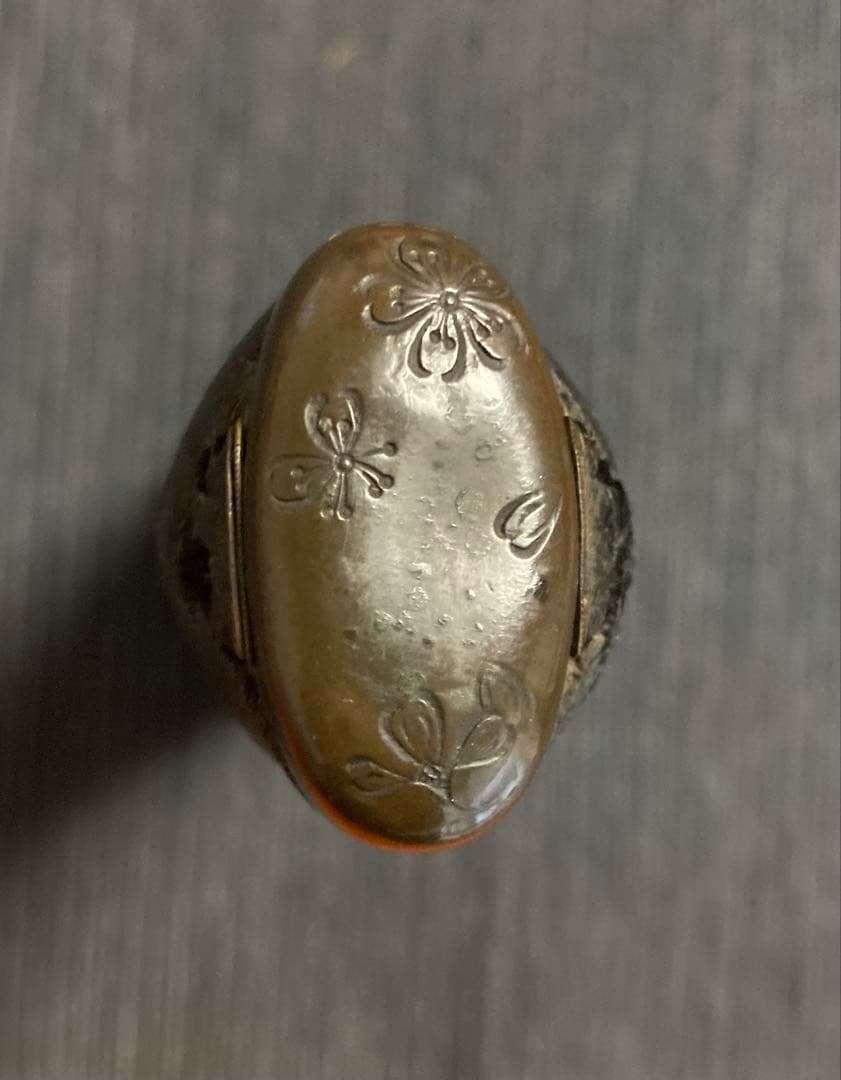 刀装具　薩摩鞘　脇差柄前　西南戦争期　蔵出し品