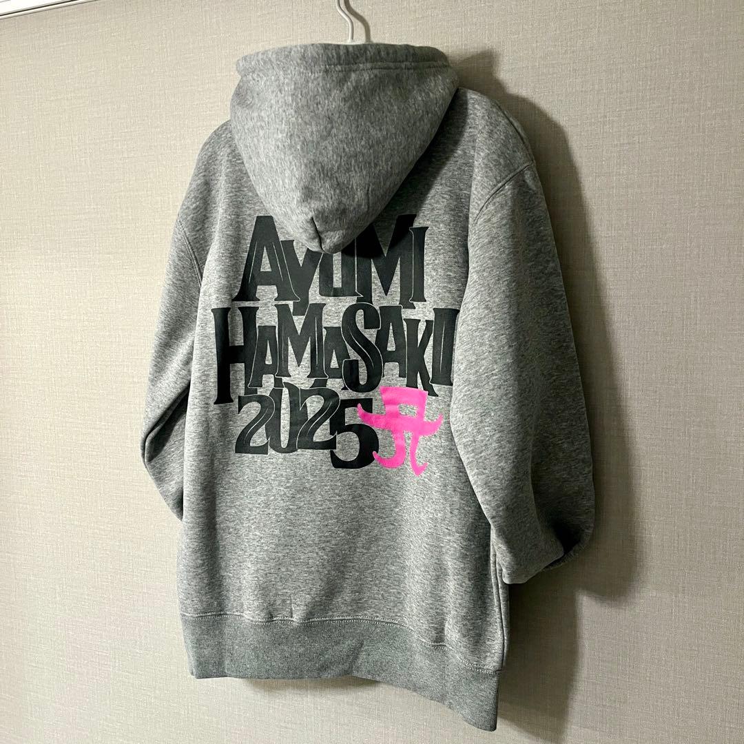 福岡限定　浜崎あゆみ×MFC STORE フーディー　パーカー　グレー　Ｍサイズ