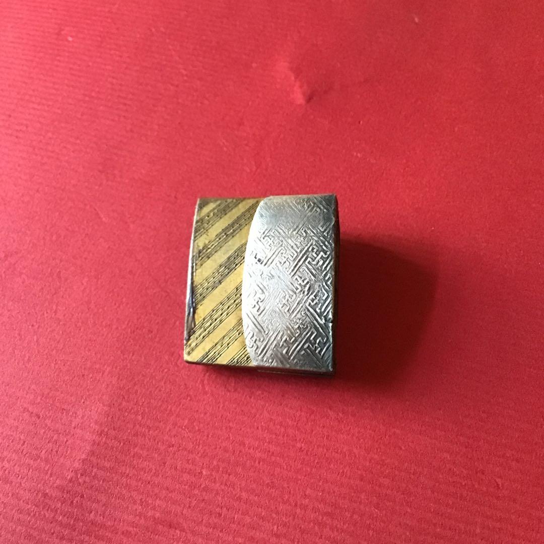 金銀二重着せハバキ　　　　　　　書鍔箱