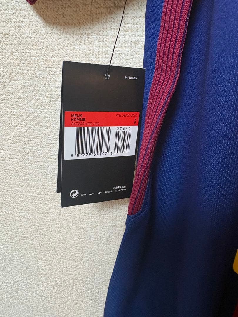 【正規品・タグ付き】 バルセロナ メッシ 17/18 リーグMVP得点王 L