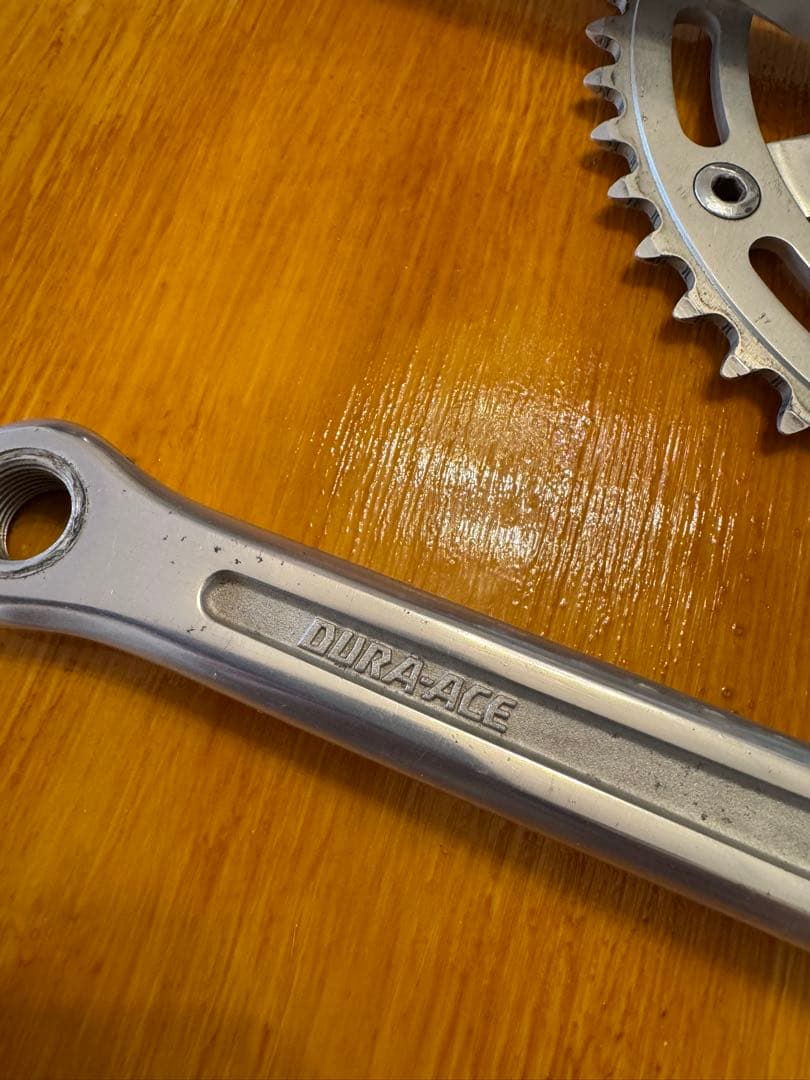 旧DURA-ACE ピスト用クランクセット 165mm Shimano