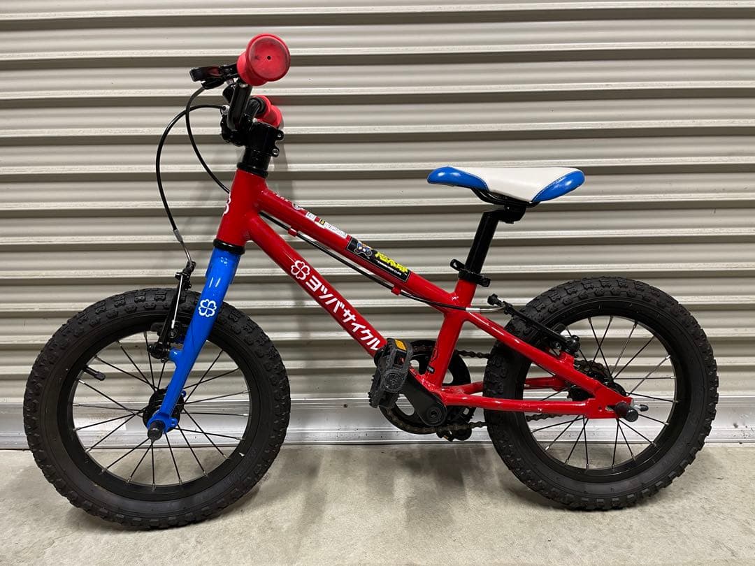 ヨツバサイクル　14インチ レッド/ブルー