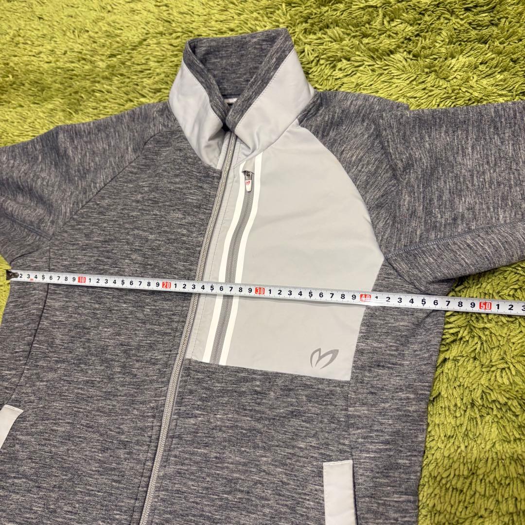 マスターバニーエディション ジップジャケット アウター 異素材 グレー サイズ1