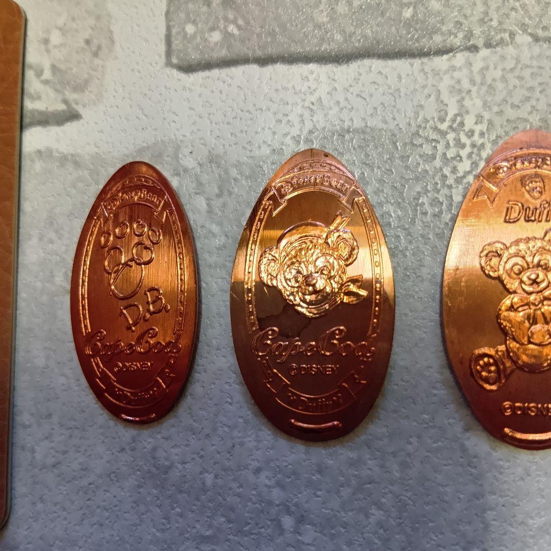 ディズニーベア　ダッフィー　タグ　絵本　スーベニアメダル　初期