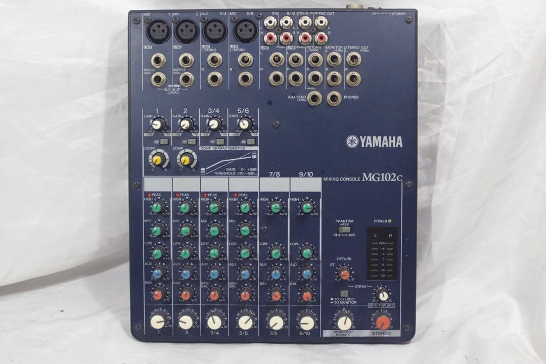YAMAHA ヤマハ アナログミキサー　MG102c チャンネル数 8チャンネル