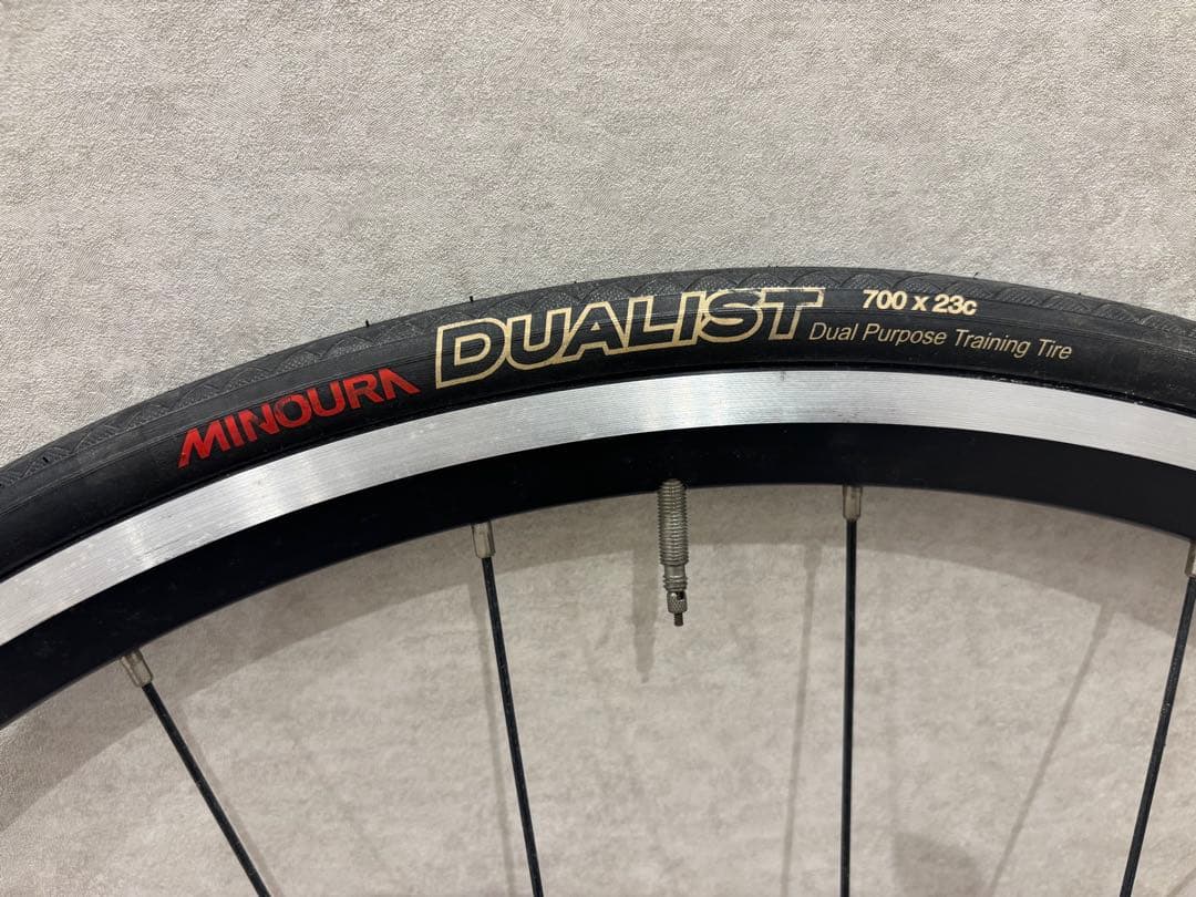 【固定ローラー用】MINOURA 固定ローラー台＋リアホイール付き（室内練習用）