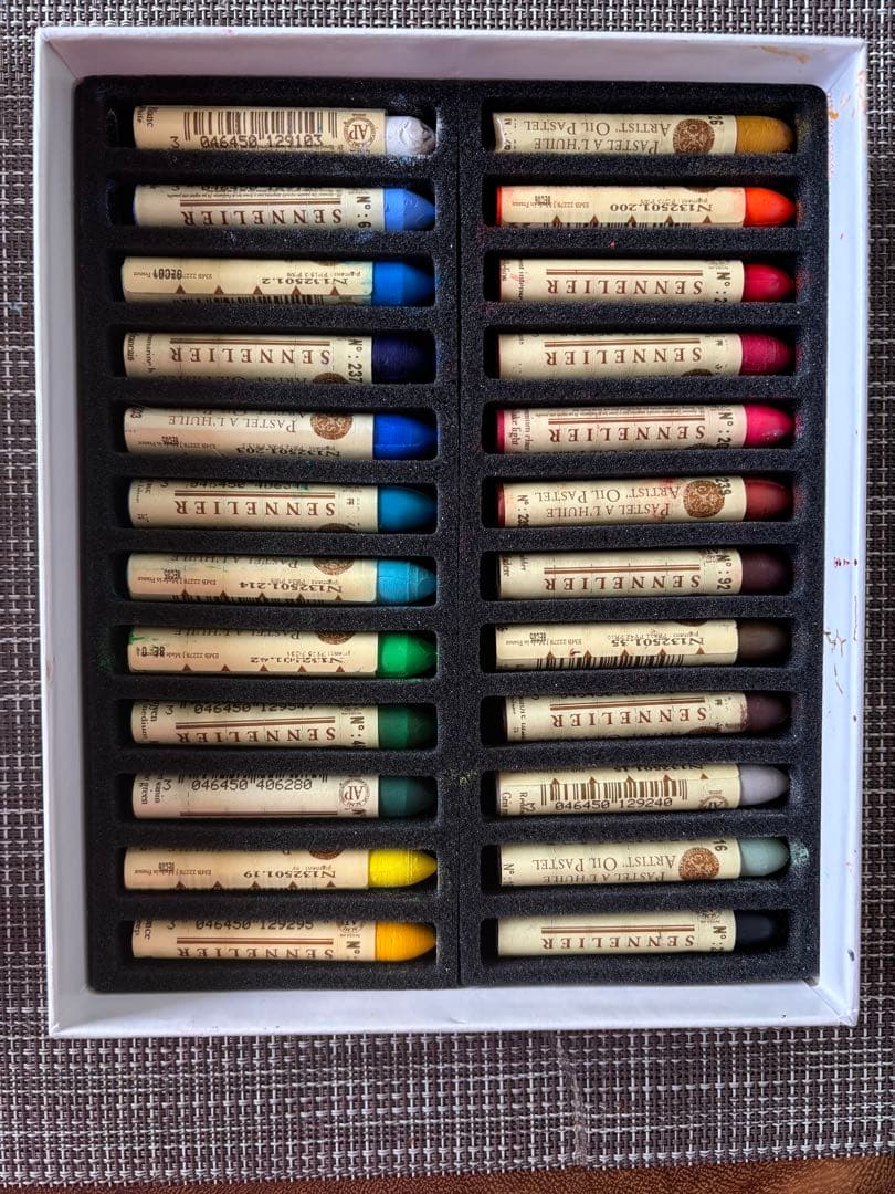 Sennelier 油彩パステル 24色セット　セヌリエ