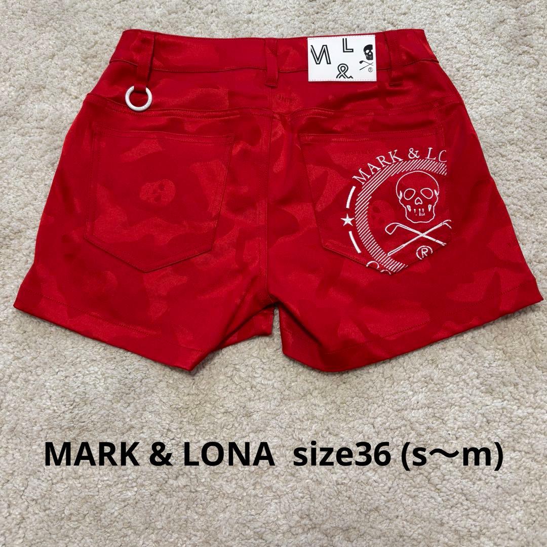 【新品未使用】MARK & LONA マークアンドロナ　ハーフパンツカモフラ36