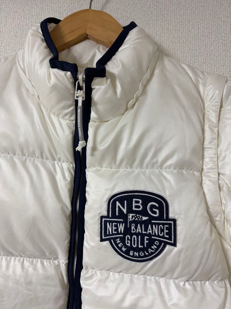 New Balance Golf レディースダウン ホワイト　ベスト