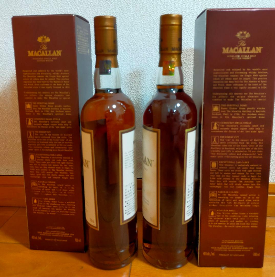 MACALLAN 旧マッカラン12年 シェリーオークカスク 700ml 2本
