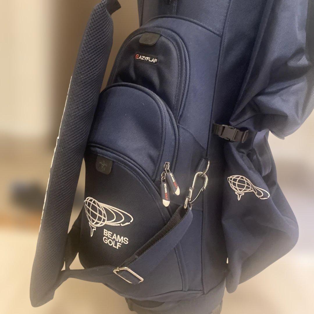 BEAMS GOLF ネイビー キャディバッグ8.5インチ