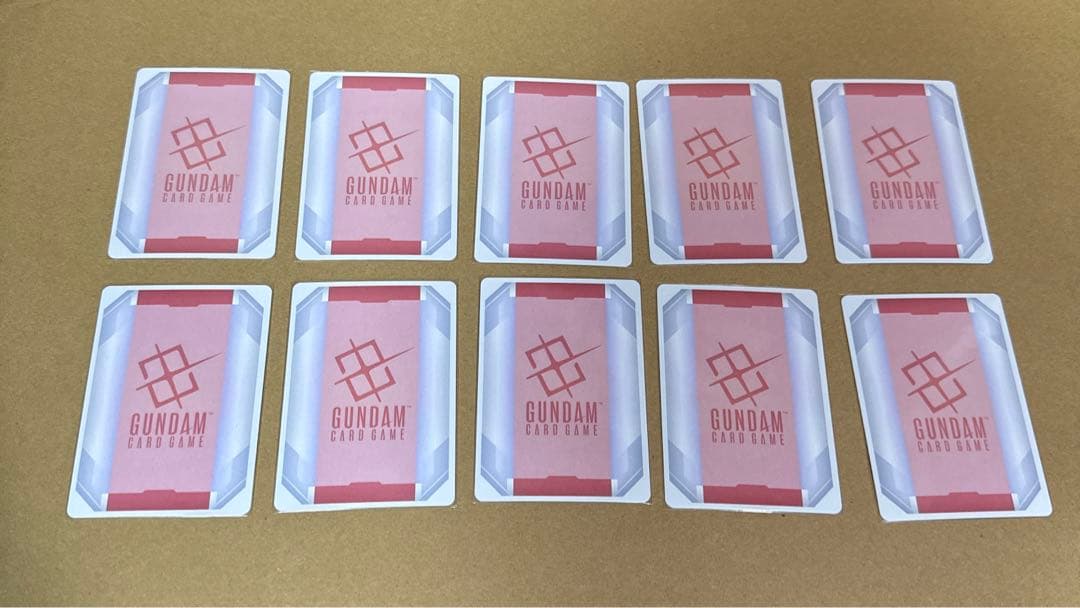 【未使用】ガンダムカードゲーム　Ver.βリソース＋(パラレル)10枚セット①