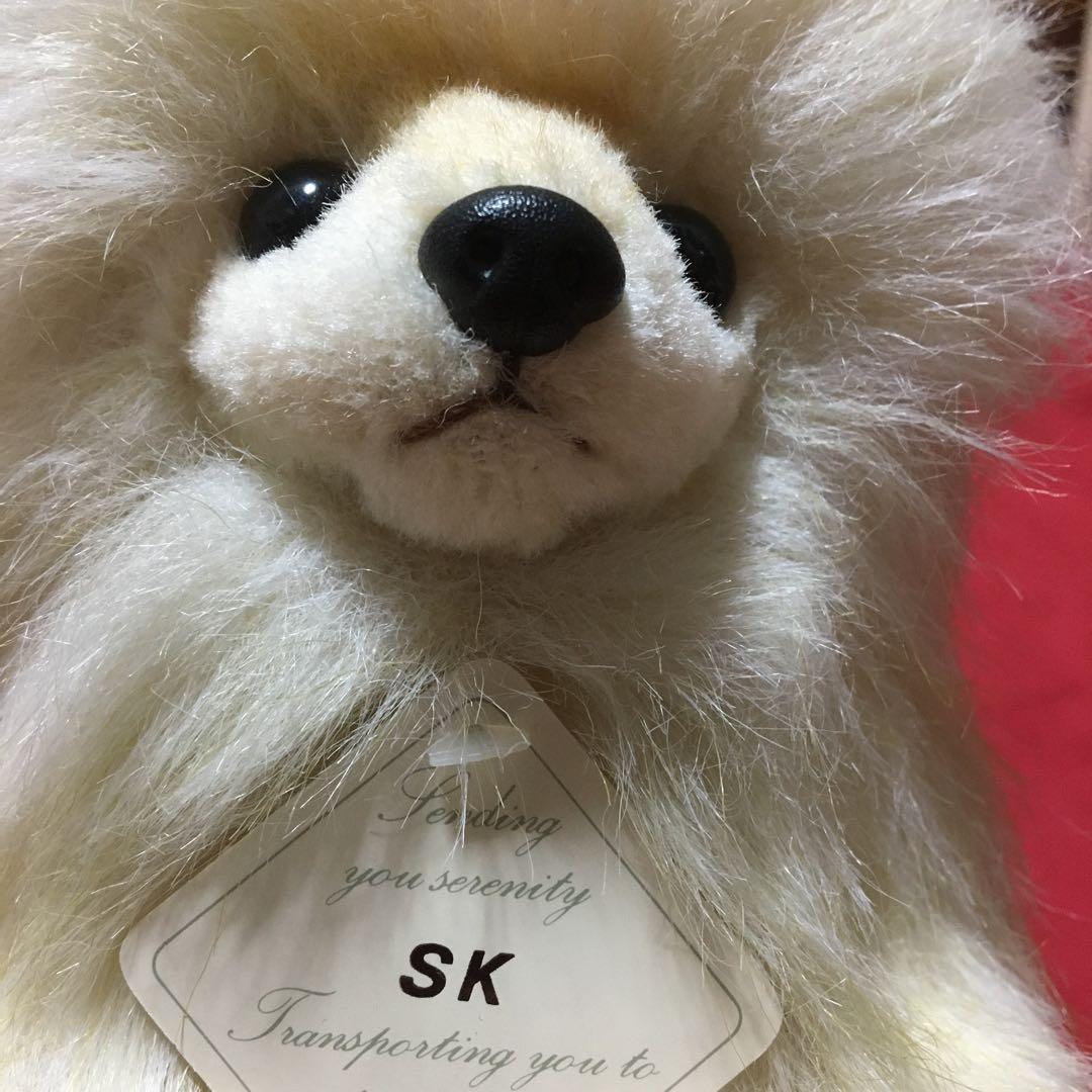 レトロぬいぐるみ　子犬　リアルぬいぐるみ　四季オリジナルぬいぐるみ　ポメラニアン