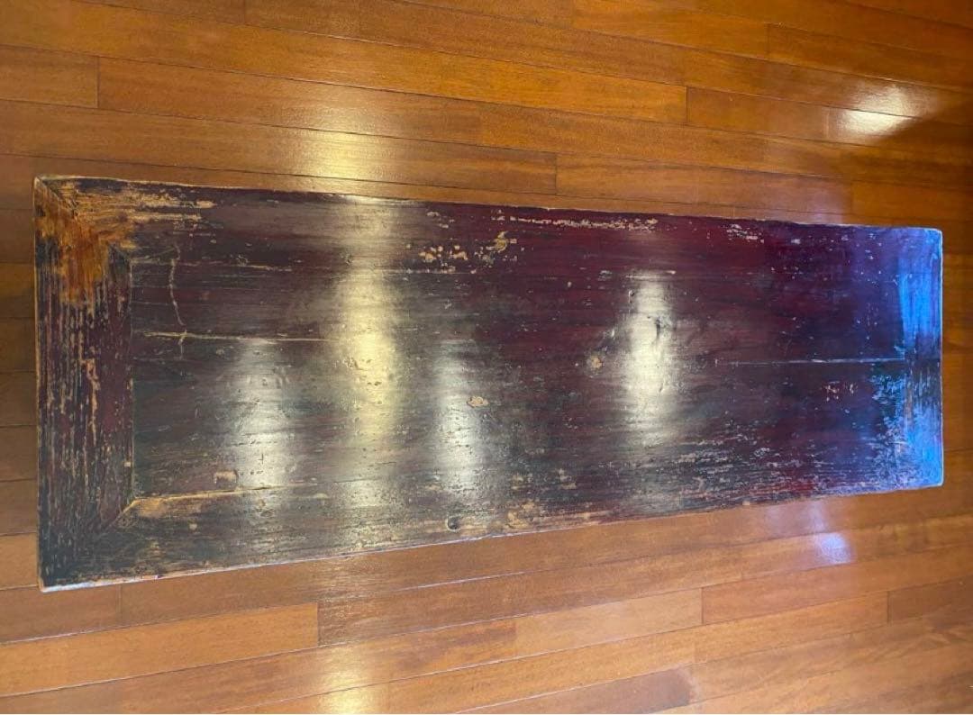 中国骨董家具 キャビネット　無垢材　飾り台オブジェ