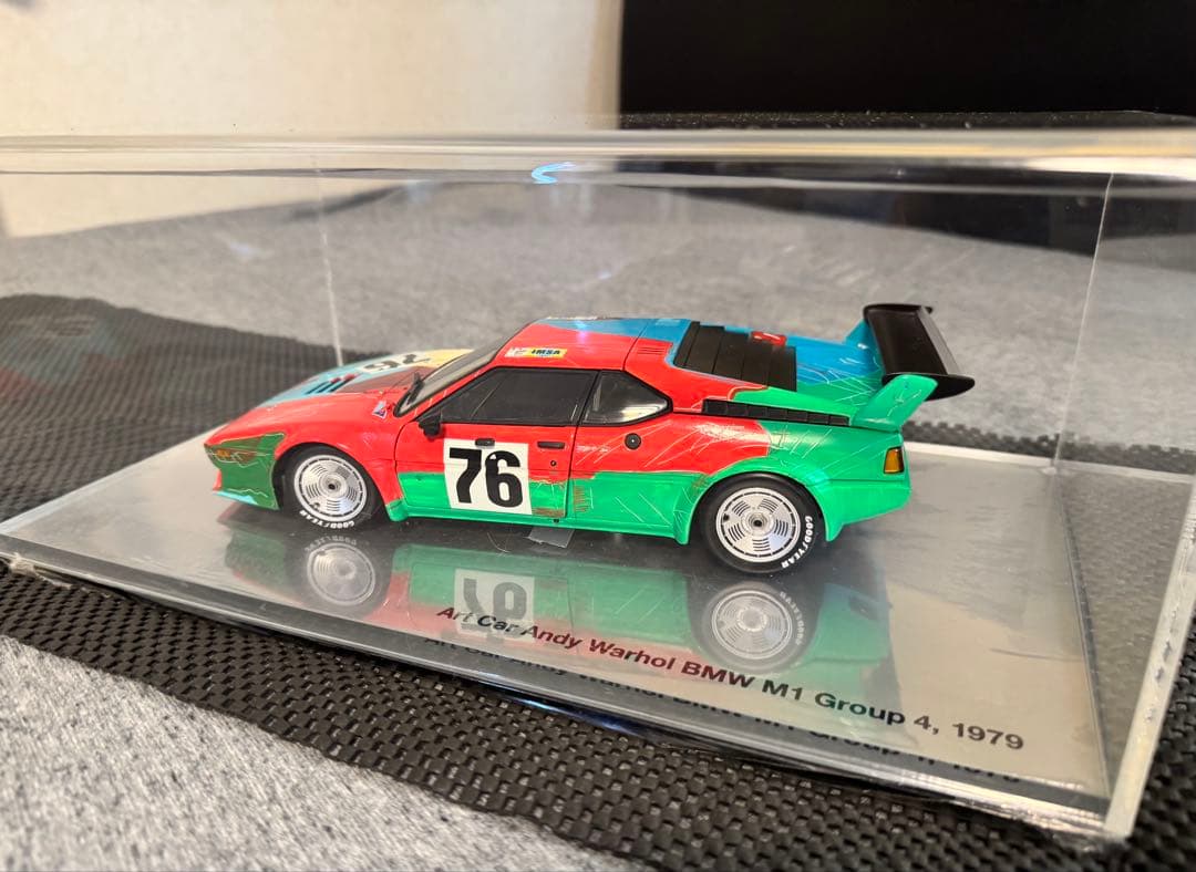 ミニチャンプス 1/18  M1 Art Car Andy Warhol