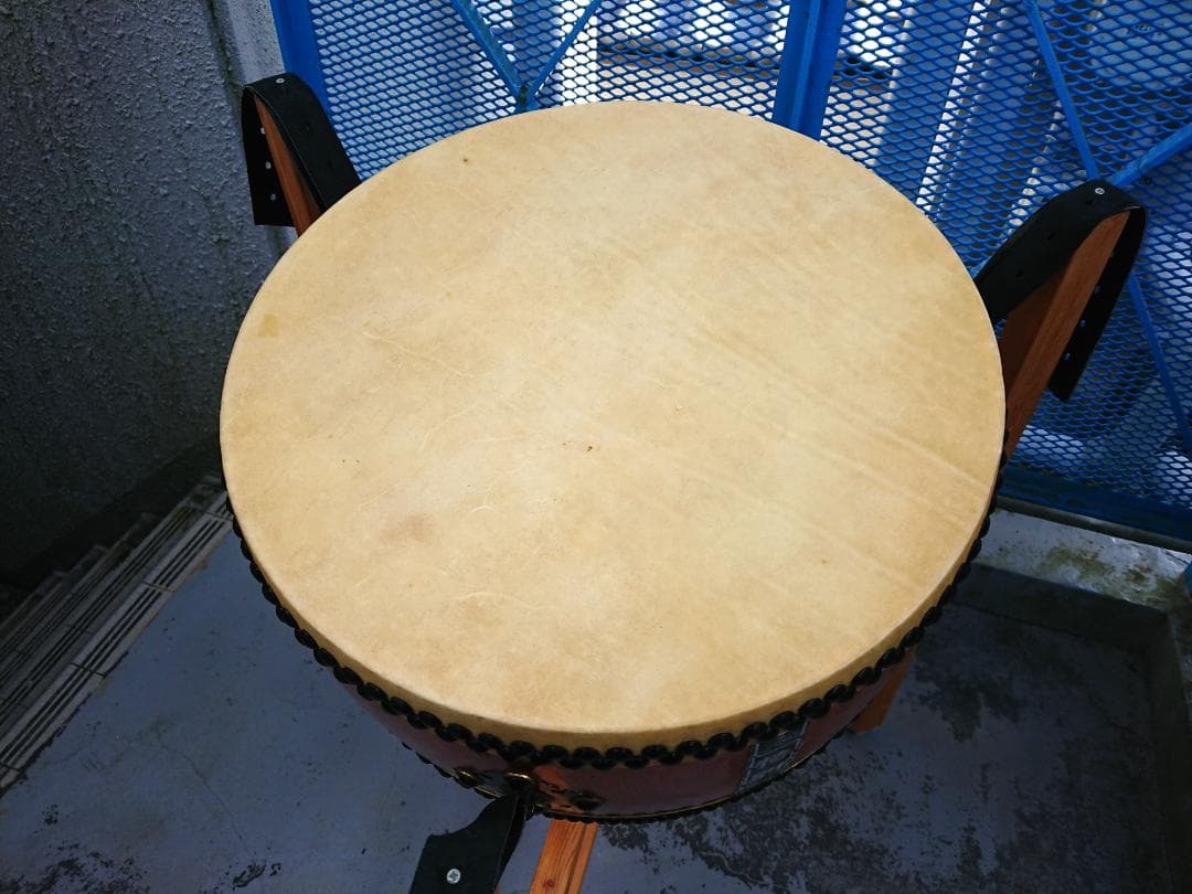 グッチーさん専用【送料無料】１尺５寸平胴太鼓　ケース・バチ付き