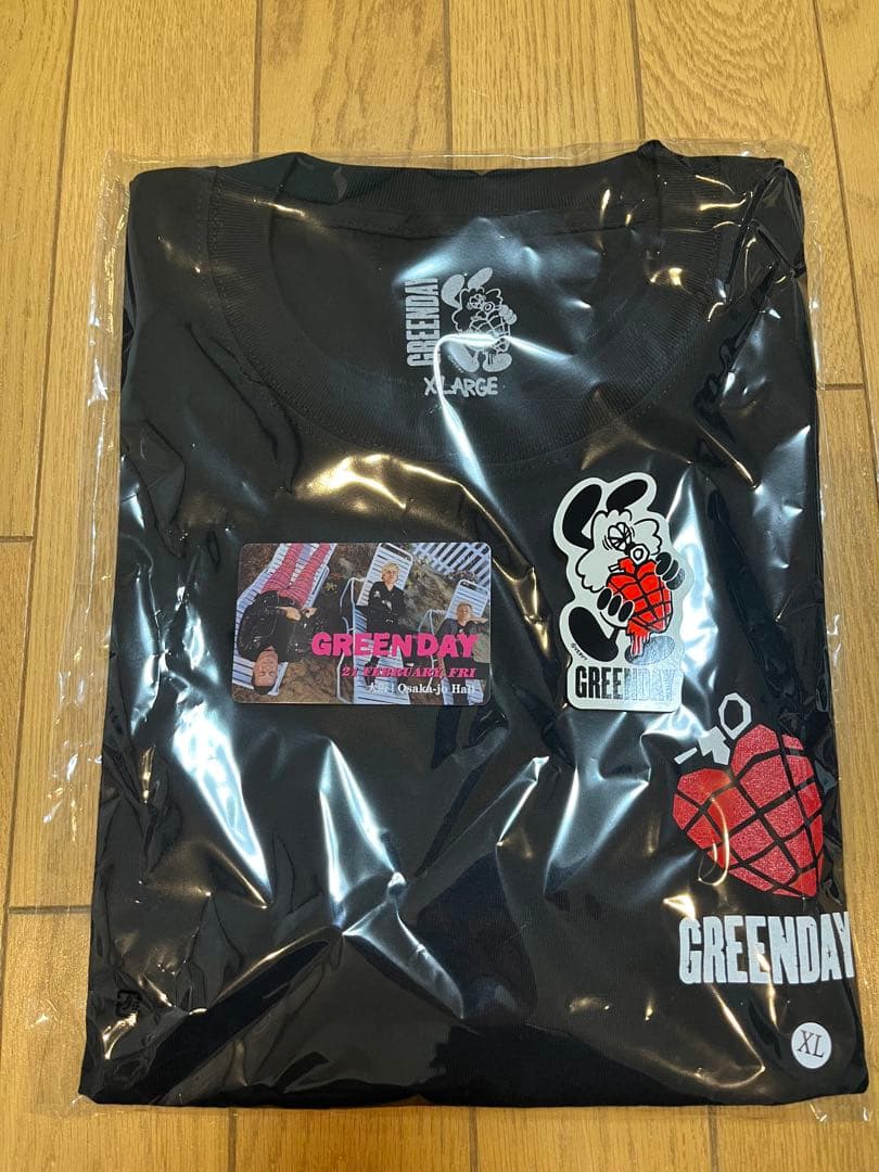 GREEN DAY x VERDYコラボT XL ステッカー　カード　入場特典
