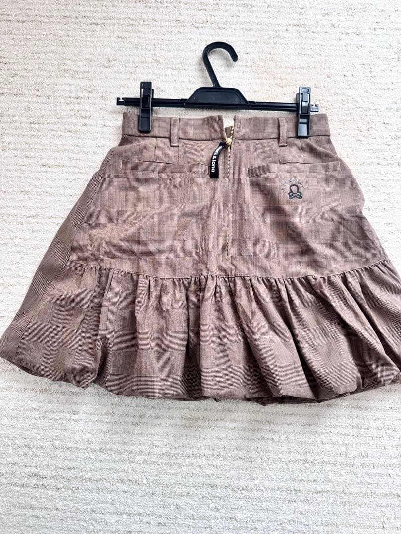 mark & lona 2025秋冬新作バルーンスカート38 グレンチェック