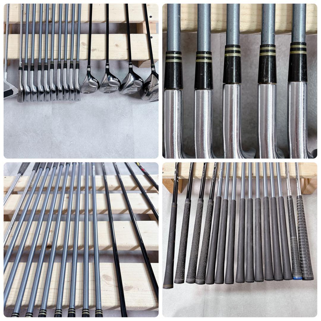 V944 スポルディング 他 ゴルフクラブ メンズ フルセット プーマ 紫黒 R