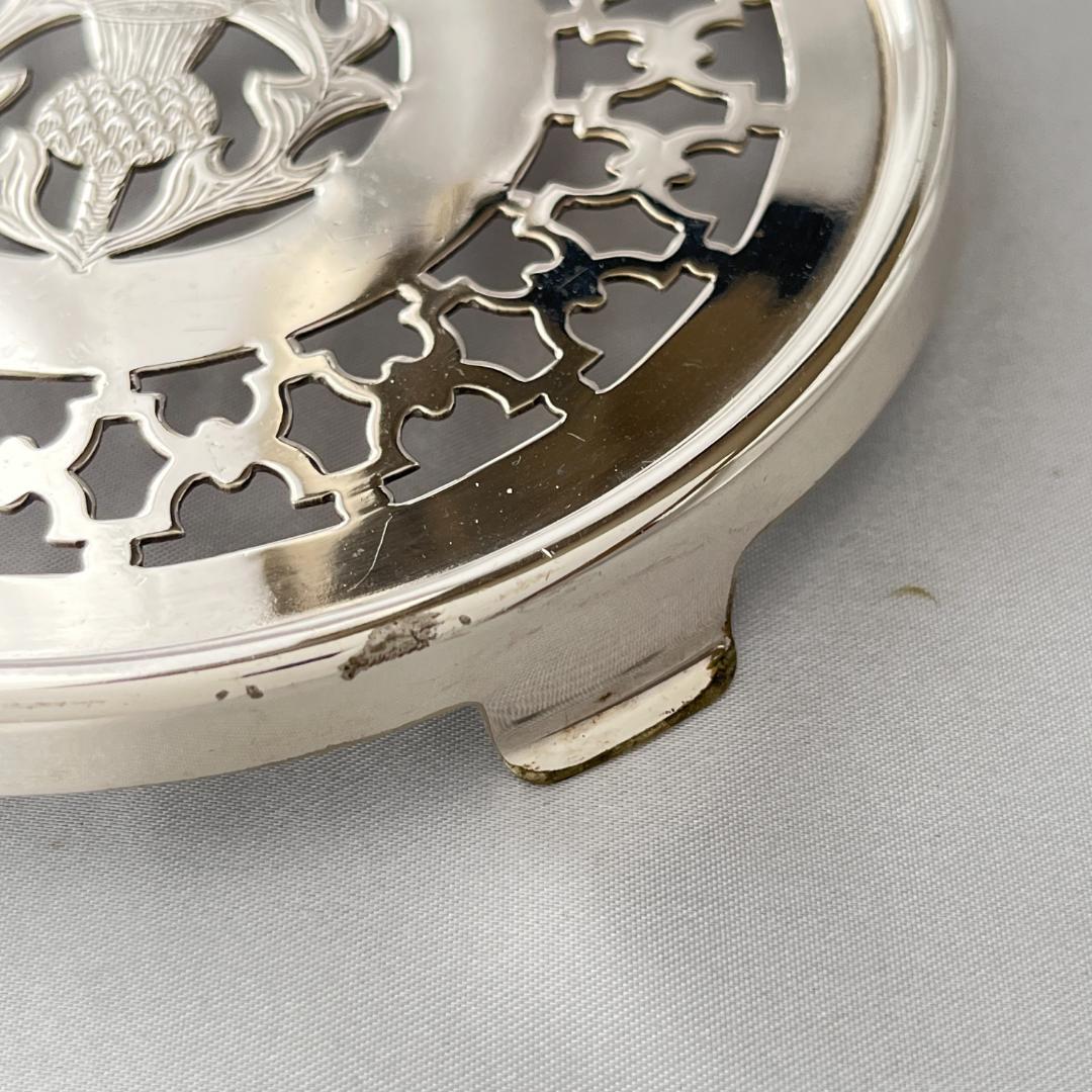 【英国】 アールデコ アザミのティーセンター 13 cm ティーポット敷