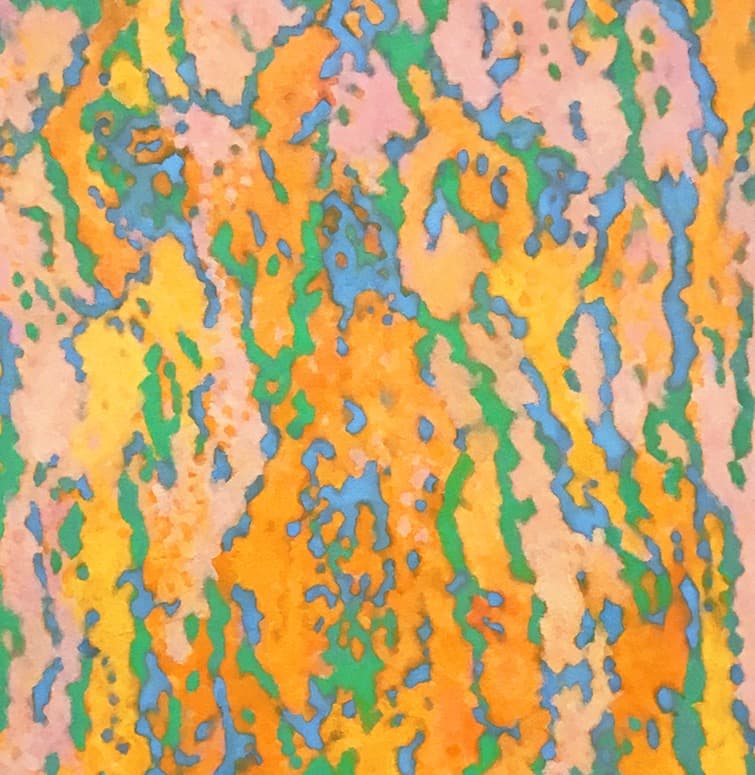 絵画 840 油絵/抽象画風/樹皮/パターン/P15号