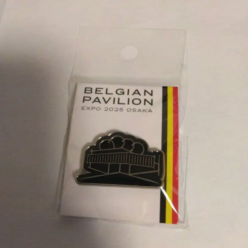 大阪関西万博　5種類　ピンバッジ　ベルギー　パビリオン　デザイン　オシャレ