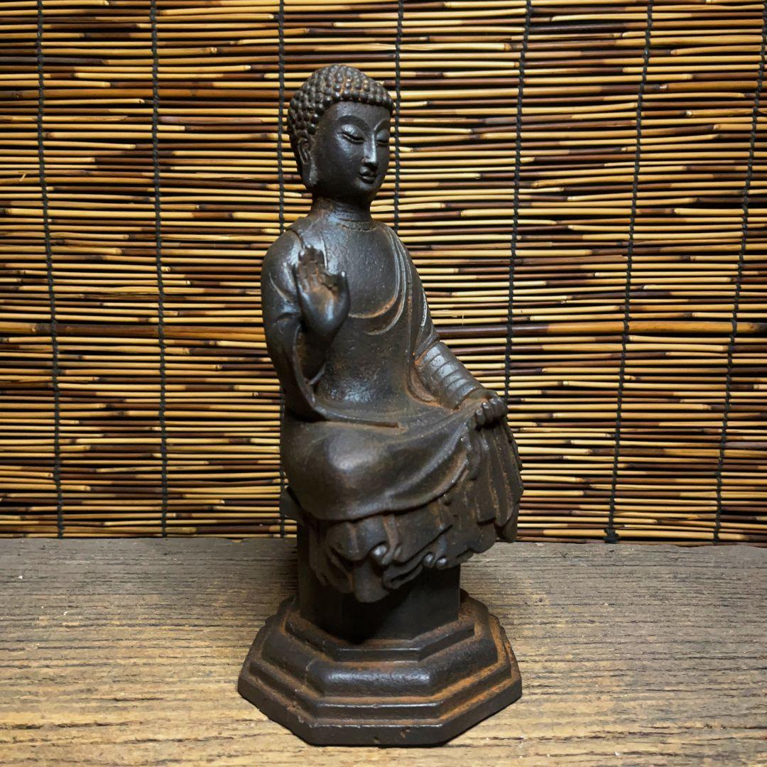 鉄器 鉄仏 釈迦牟尼仏仏像 仏堂 供養 工芸品 置物